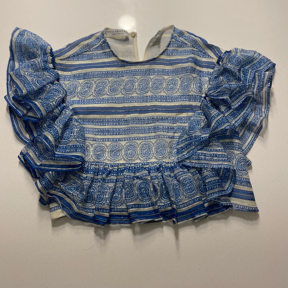 Philosophy Di Lorenzo Serafini cropped top